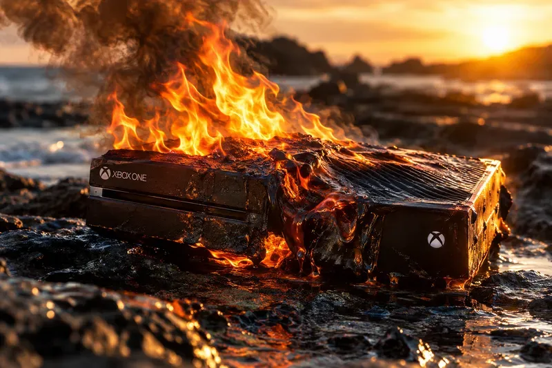 Cinematic Melting Electronics Photos