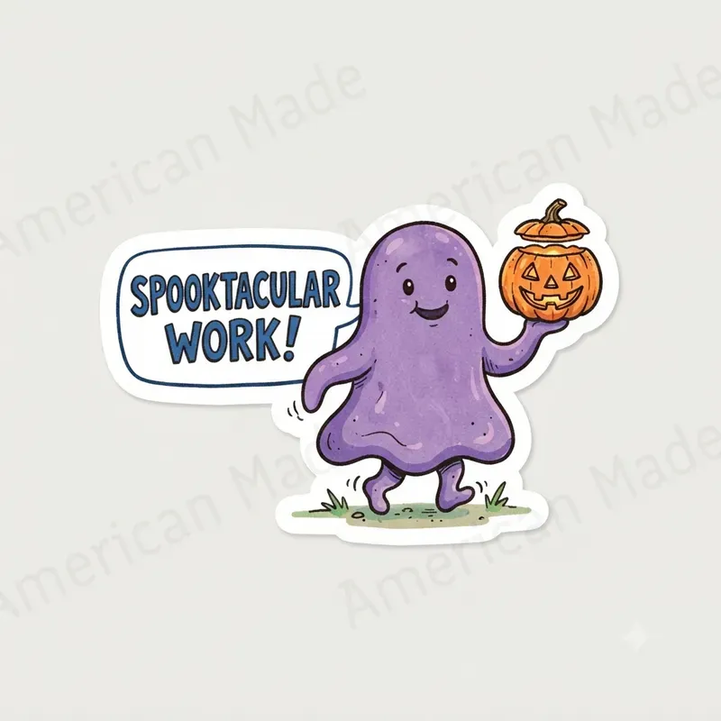 80s Hallmark Retro Monster Stickers