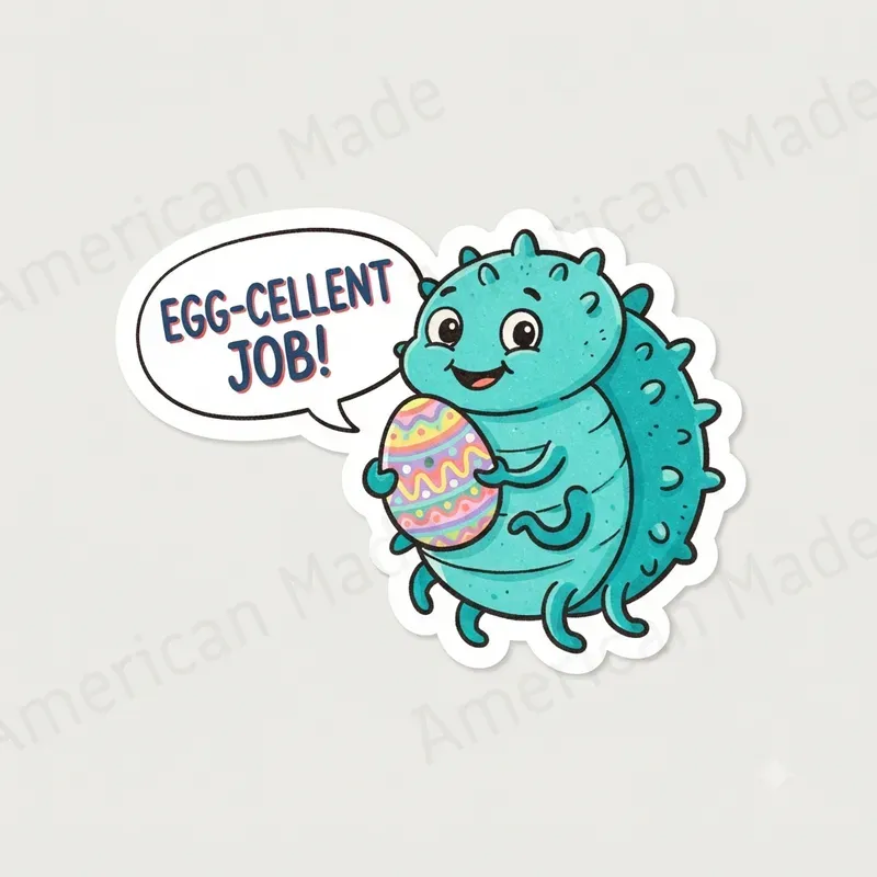 80s Hallmark Retro Monster Stickers