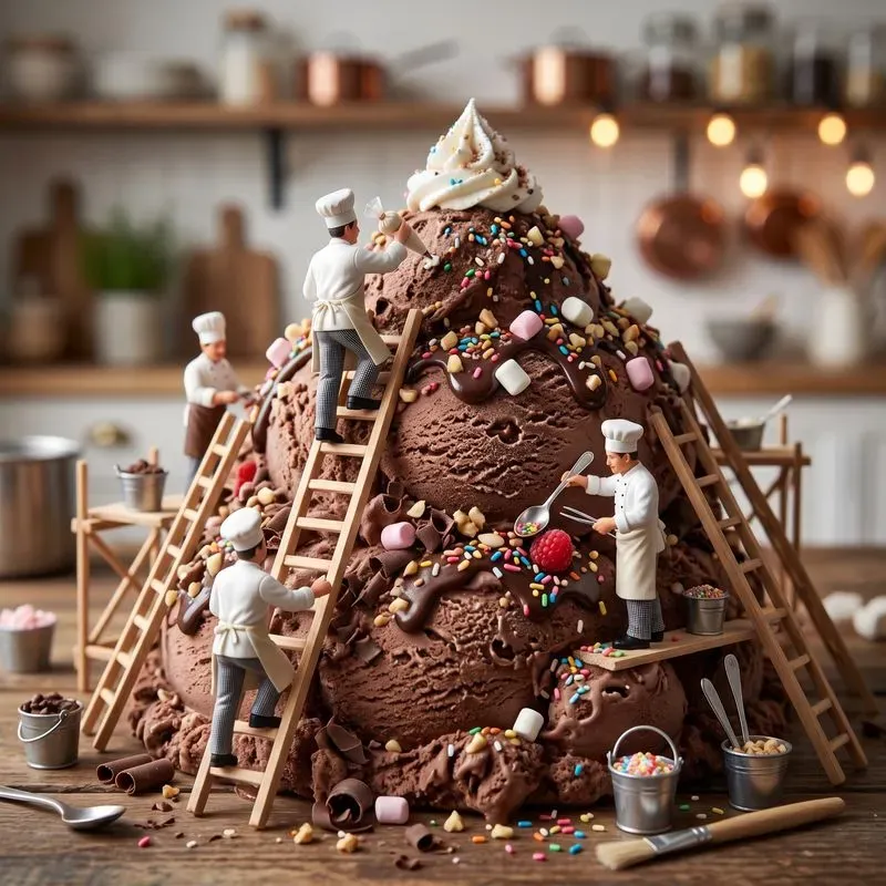 Tiny Ice Cream Builders