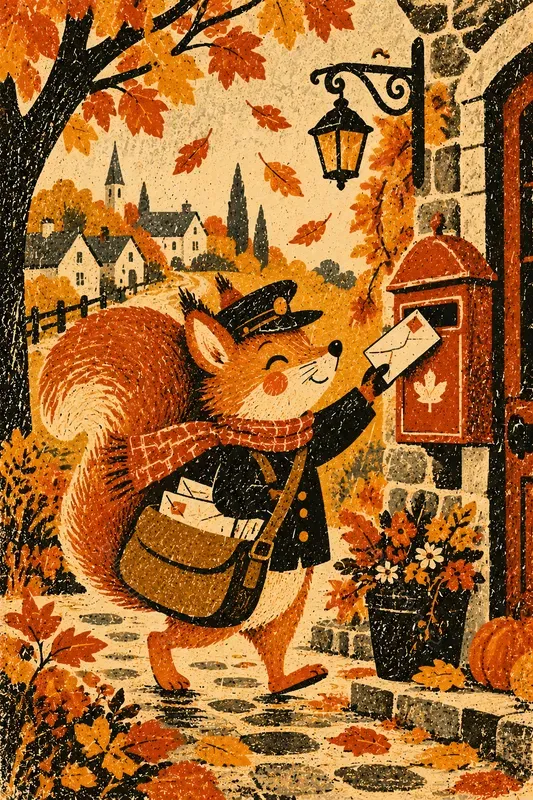 Whimsical Vintage Print Characters
