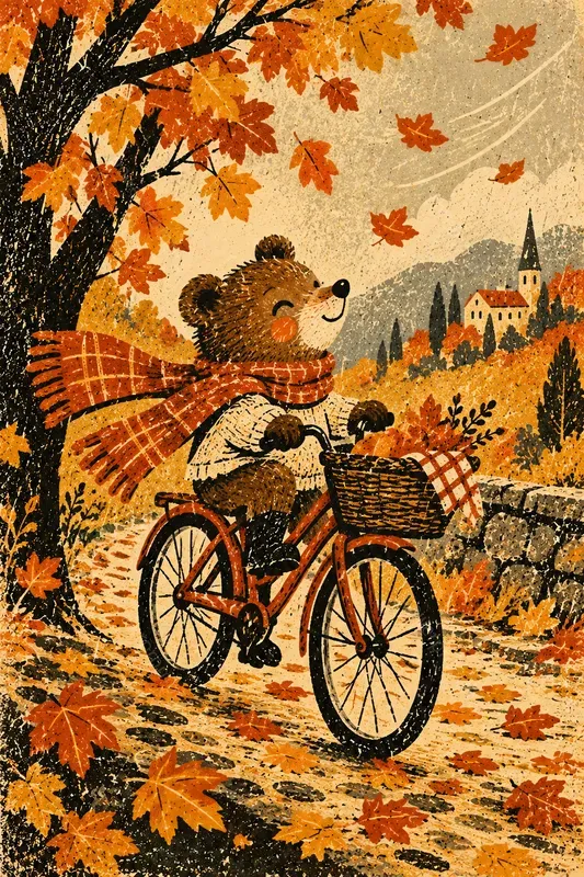 Whimsical Vintage Print Characters