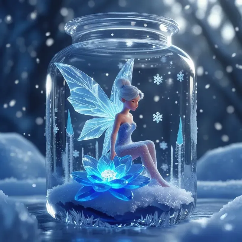 Magical 3D Fairy Miniature World Jars