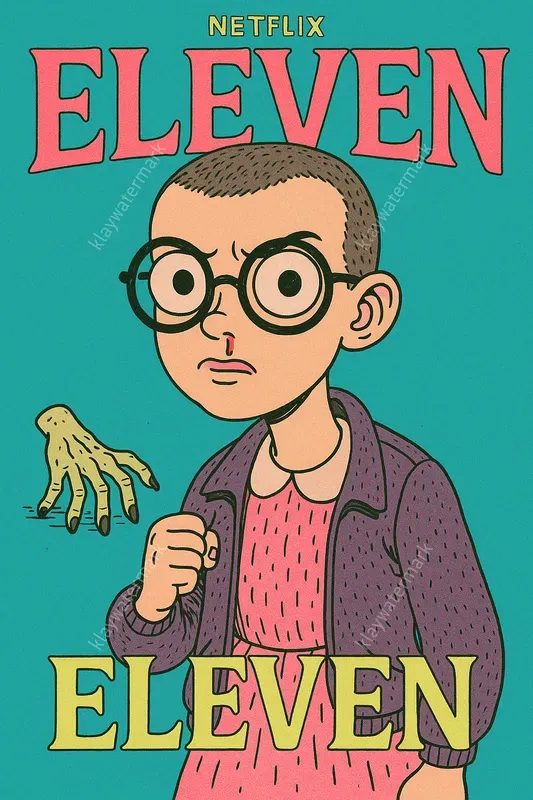 Nerdy Indie Poster Tv Character Series