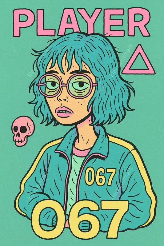 Nerdy Indie Poster Tv Character Series