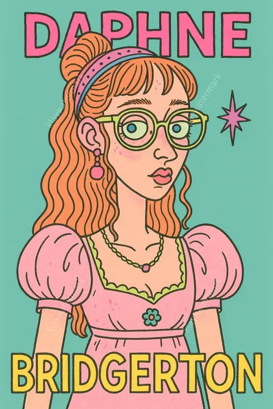 Nerdy Indie Poster Tv Character Series