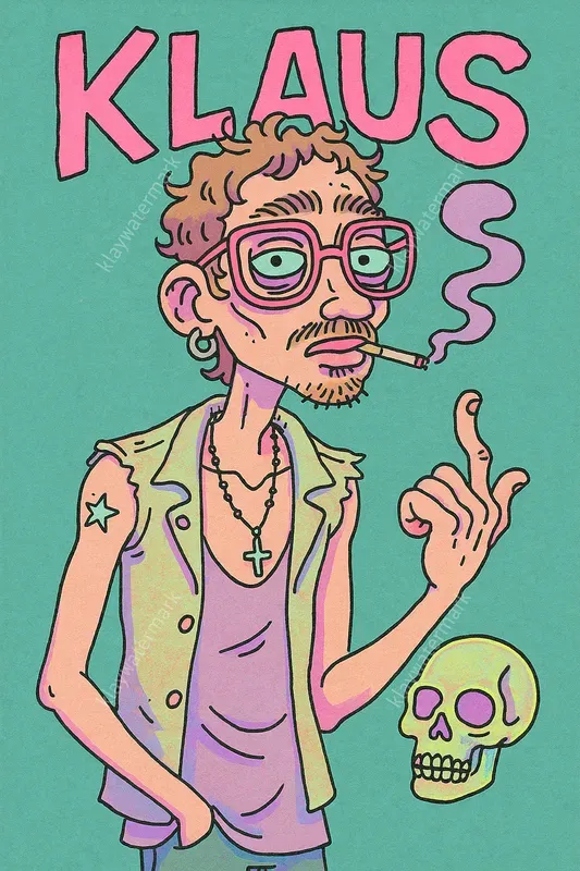 Nerdy Indie Poster Tv Character Series