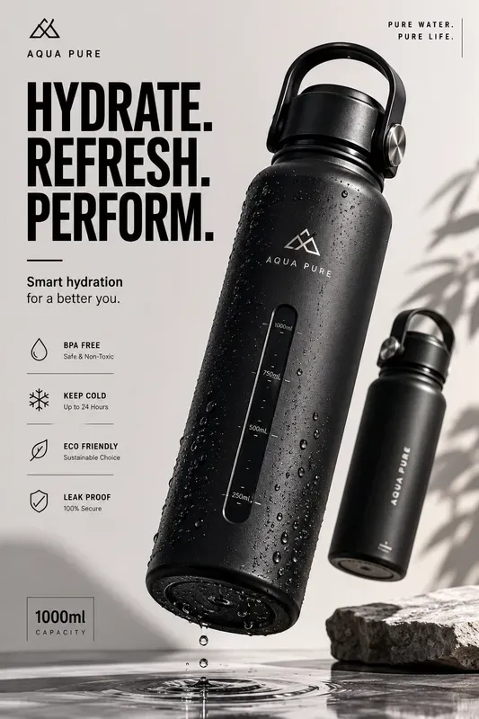 Minimal Luxury Product Posters
