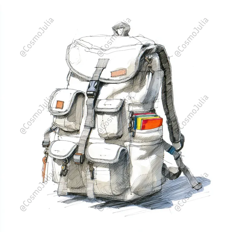 Artistic Handdrawn Object Sketches
