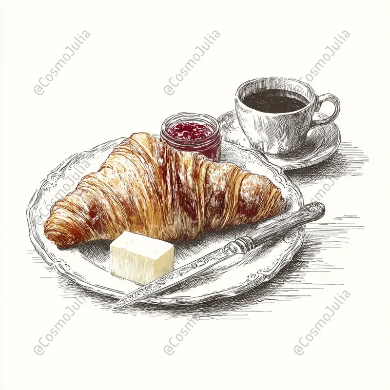 Artistic Handdrawn Object Sketches