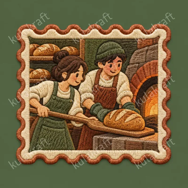 Embroidered Hobby Story Badge Cliparts
