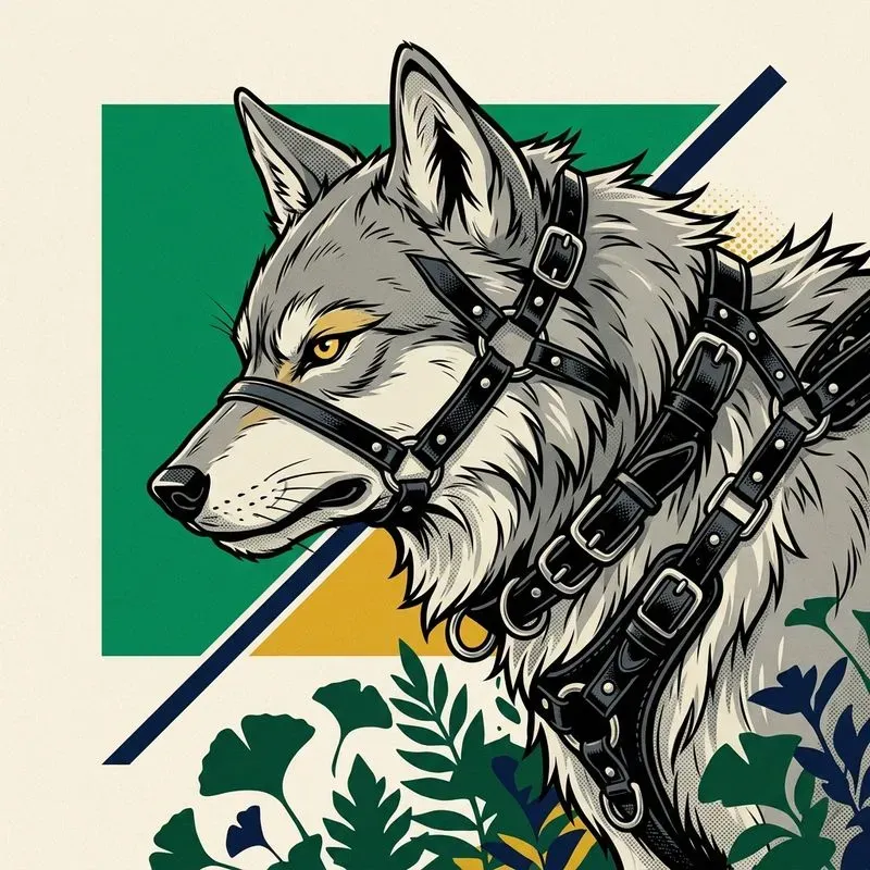 Retro Anime Pop Ukiyoe Animals