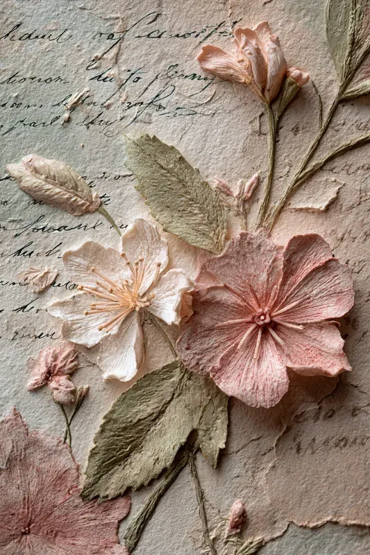 Clay Relief Junk Journal Art