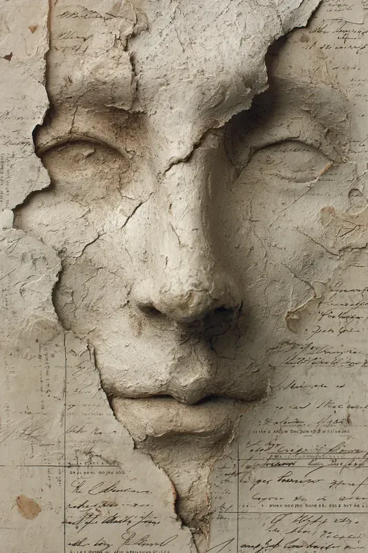 Clay Relief Junk Journal Art