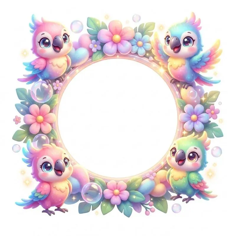 Kawaii Decorative Frames With Cuteness