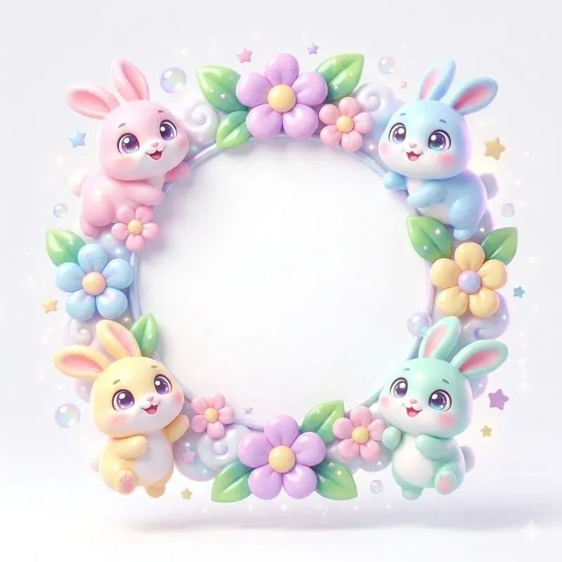Kawaii Decorative Frames With Cuteness