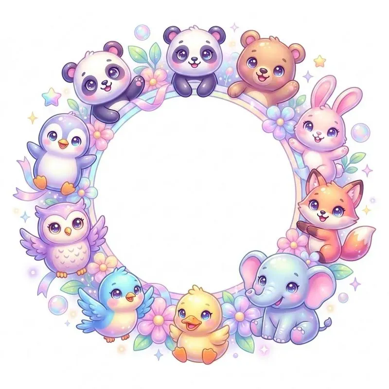 Kawaii Decorative Frames With Cuteness