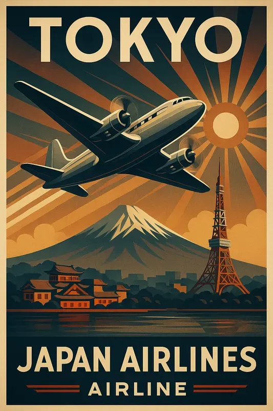 Vintage Art Deco Travel Posters 1930s
