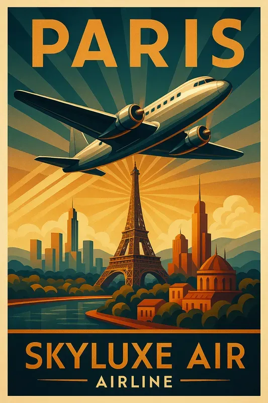 Vintage Art Deco Travel Posters 1930s
