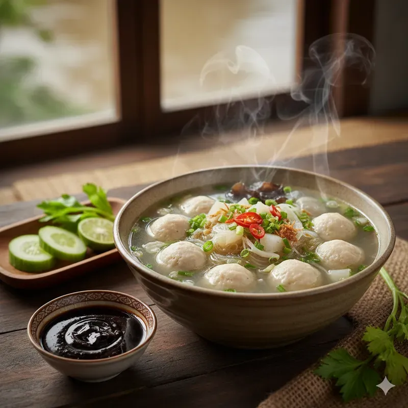 Sumatera Selatan Dishes Stock Photos