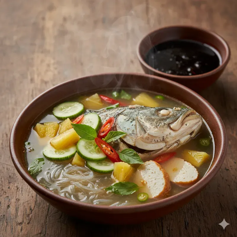 Sumatera Selatan Dishes Stock Photos