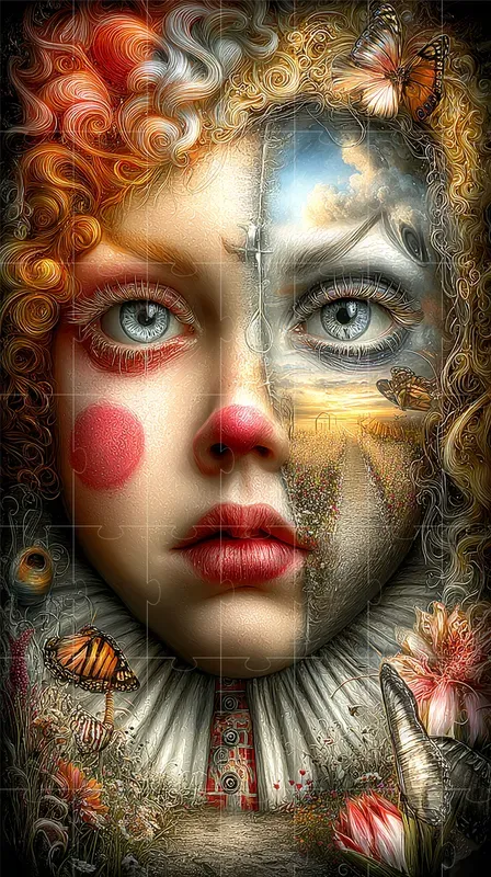 Surreal Dual World Portraits