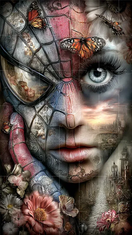 Surreal Dual World Portraits