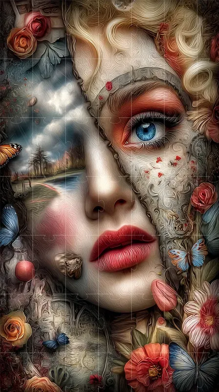 Surreal Dual World Portraits