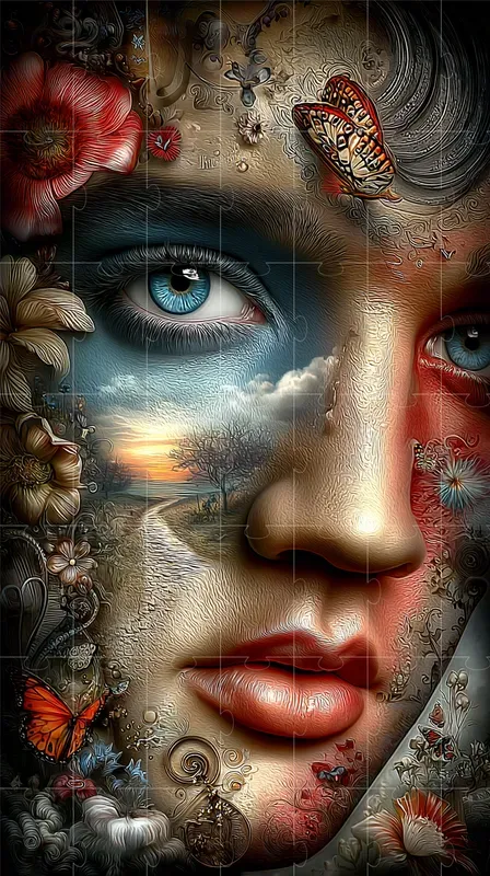 Surreal Dual World Portraits