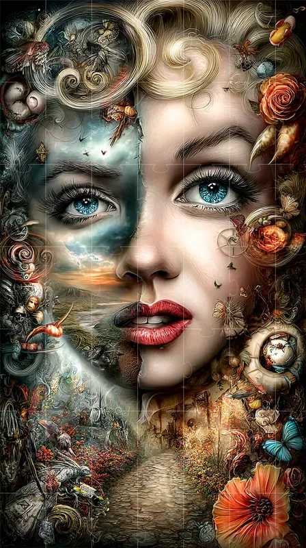 Surreal Dual World Portraits