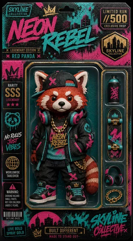Collectible Mascot Packaging Generator