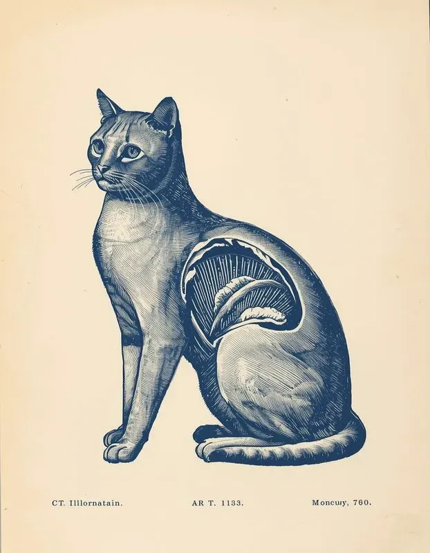 Vintage Scientific Illustration Style