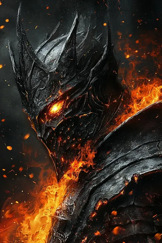 Dark Paladin Portraits Fallen Knight Art