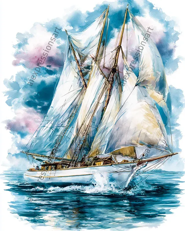 Coastal Old Money Interior Art Prints