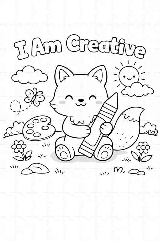 Positive Affirmations Coloring Pages