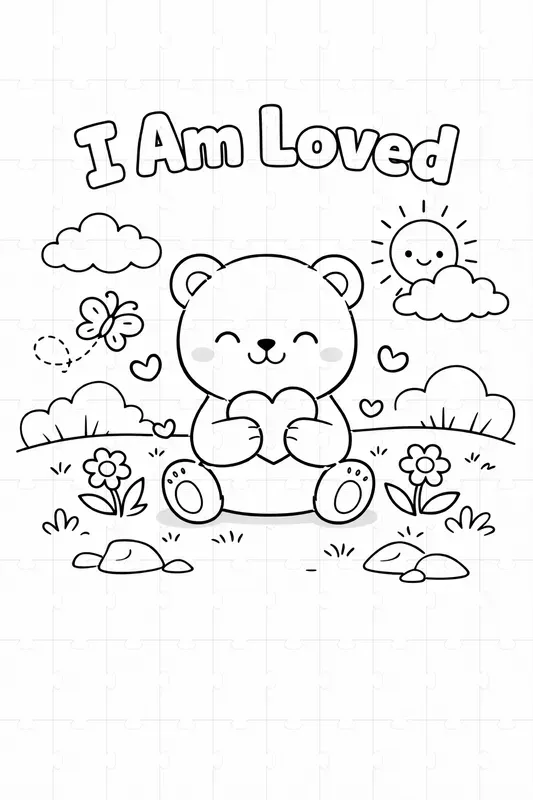 Positive Affirmations Coloring Pages
