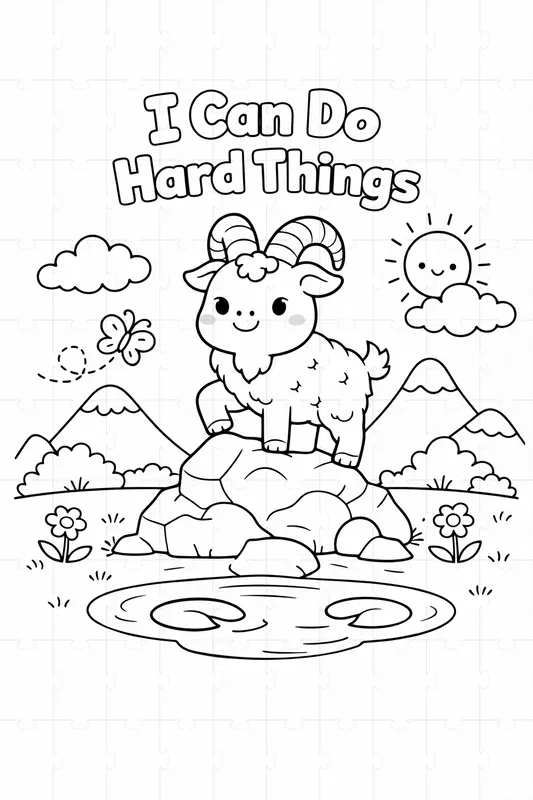 Positive Affirmations Coloring Pages