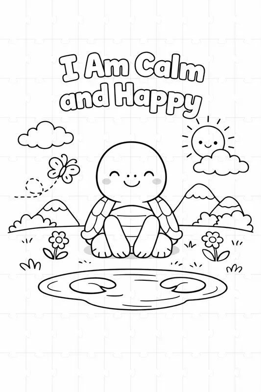 Positive Affirmations Coloring Pages
