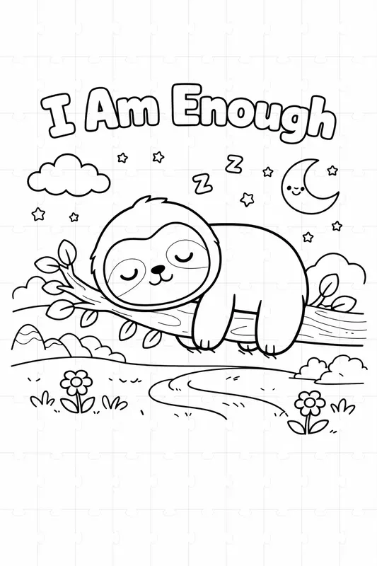 Positive Affirmations Coloring Pages