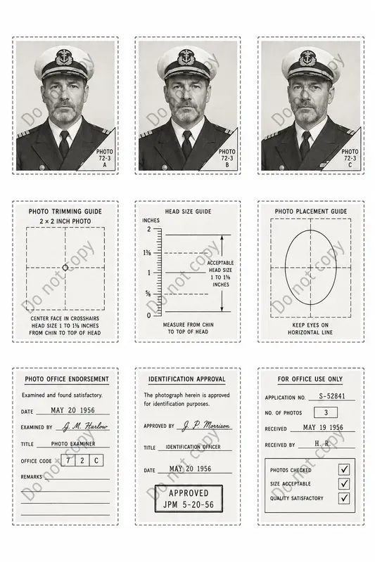 Photo Booth Passport Photo Sheets