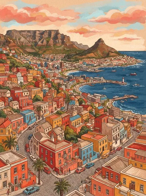 Handmade Gouache Travel Posters