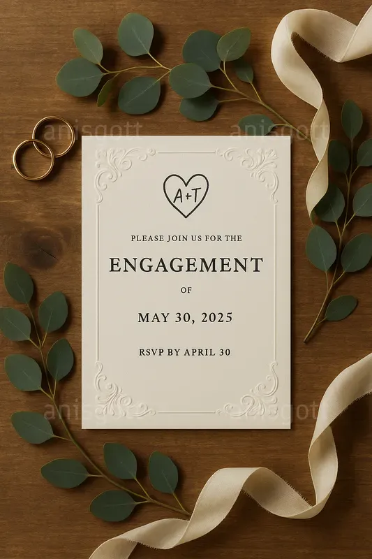Any Event Invitation Card Aesthetics