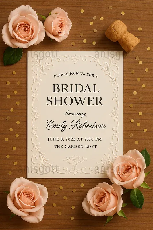 Any Event Invitation Card Aesthetics