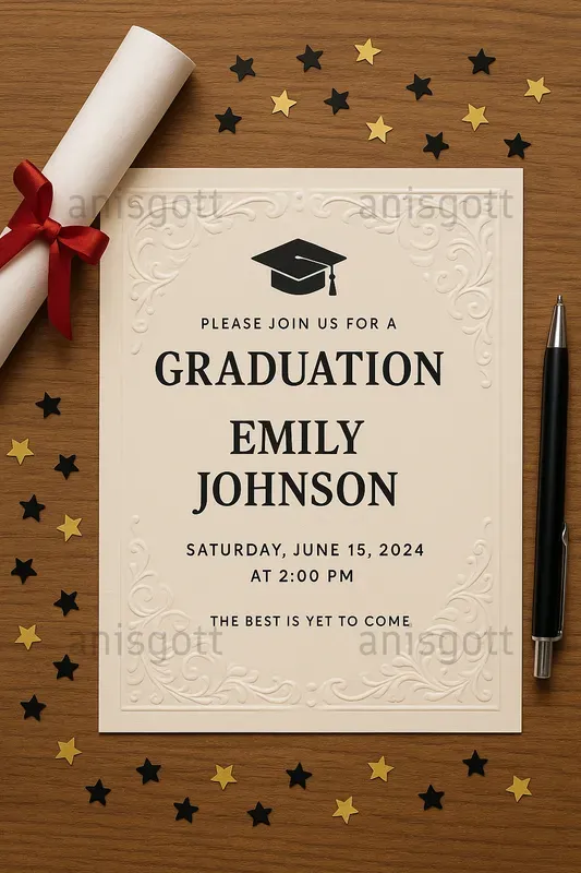 Any Event Invitation Card Aesthetics