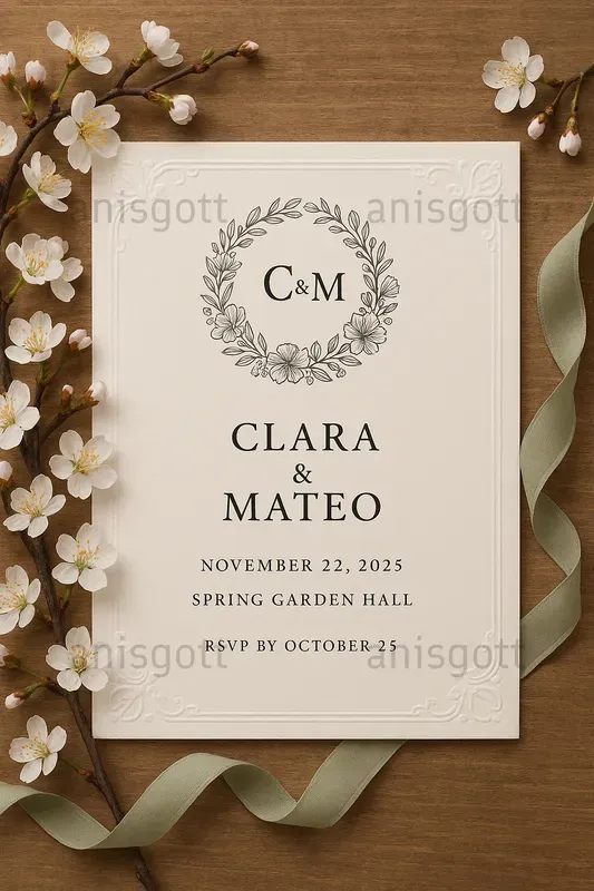 Any Event Invitation Card Aesthetics