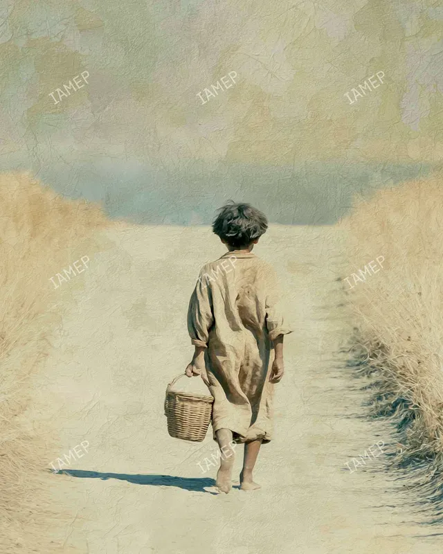 Painterly Emotional Walking Scenes