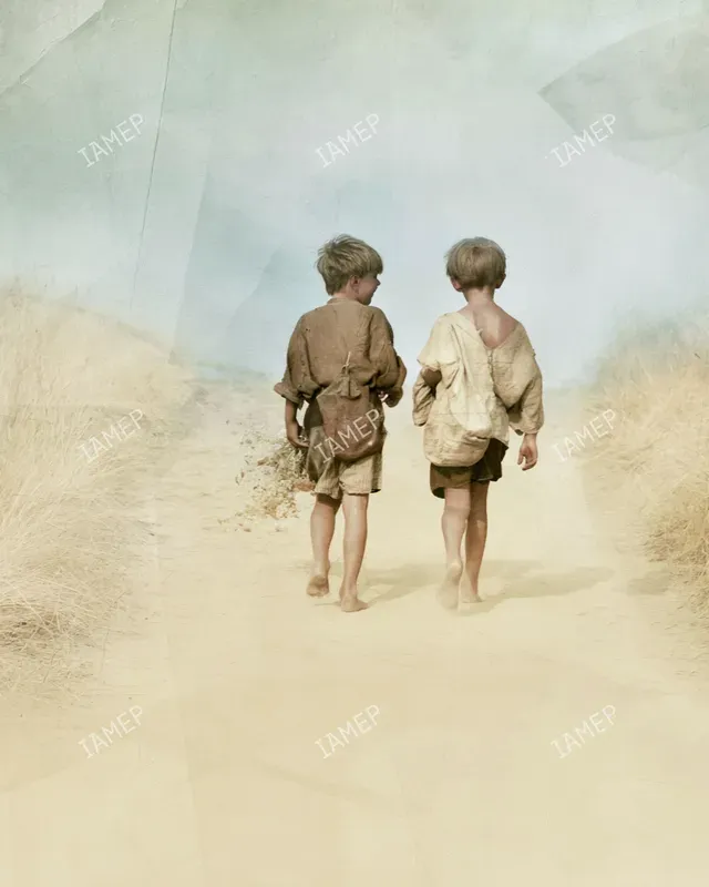 Painterly Emotional Walking Scenes