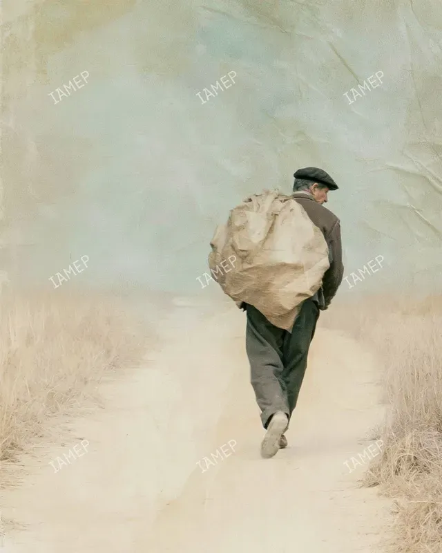 Painterly Emotional Walking Scenes