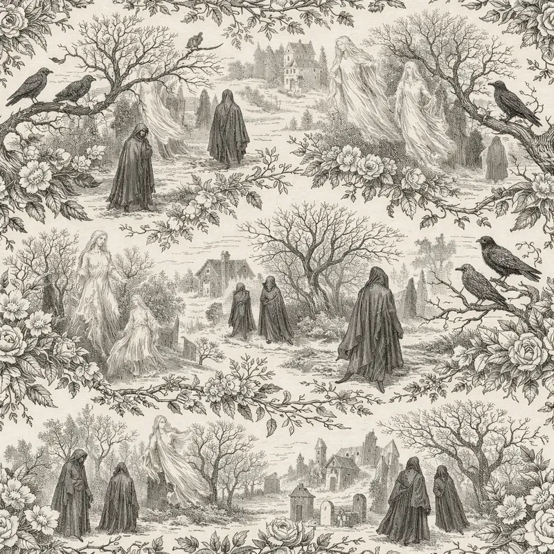 Vintage Toile Scene Generator