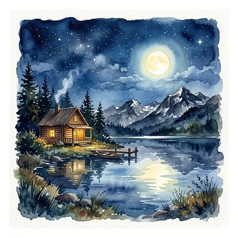 Serene Watercolor Landscapes